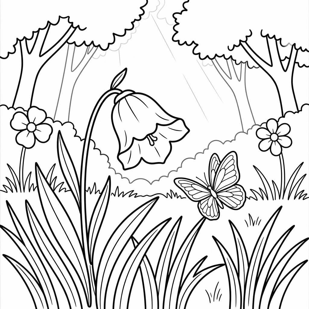 Belle coloring page