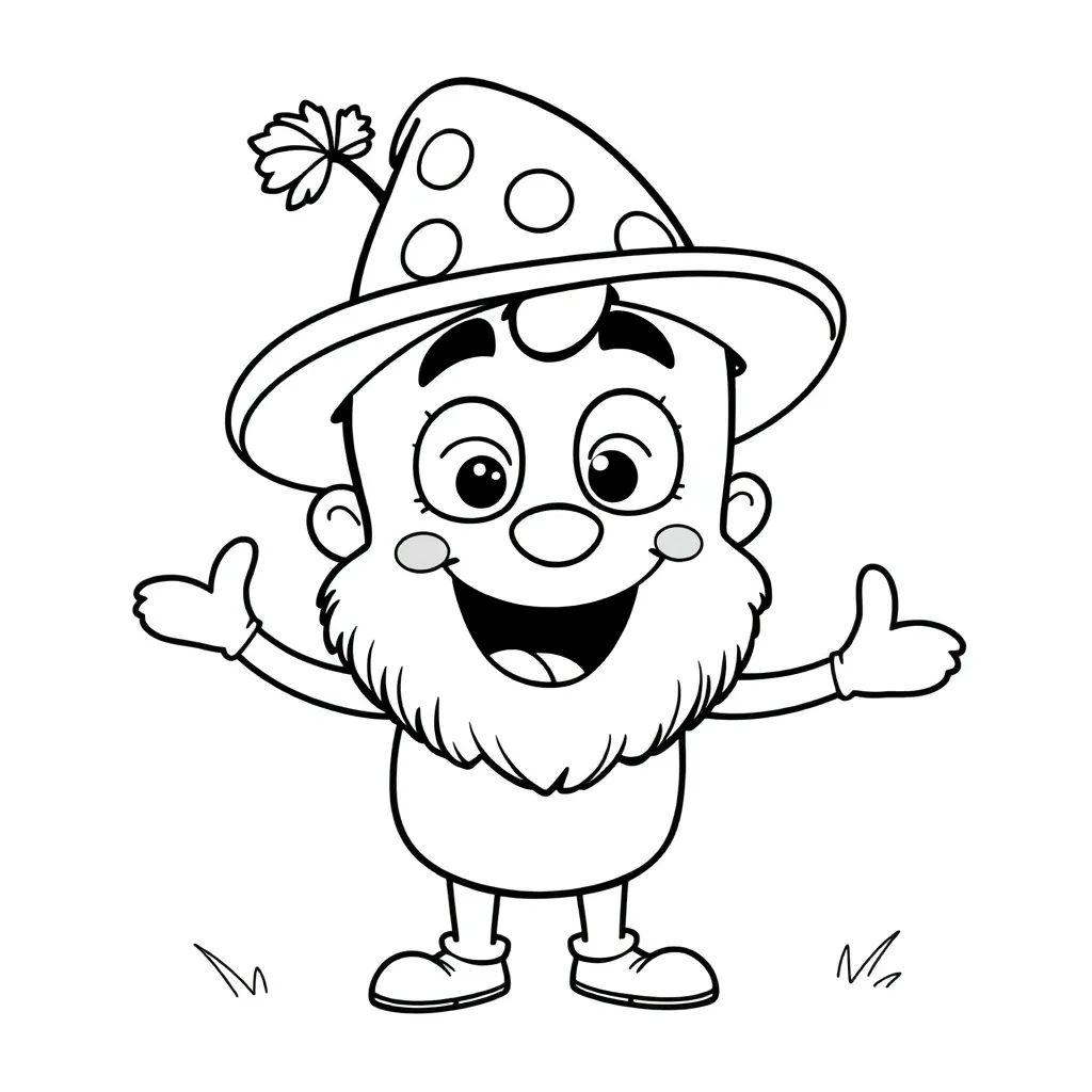 Blippi coloring page
