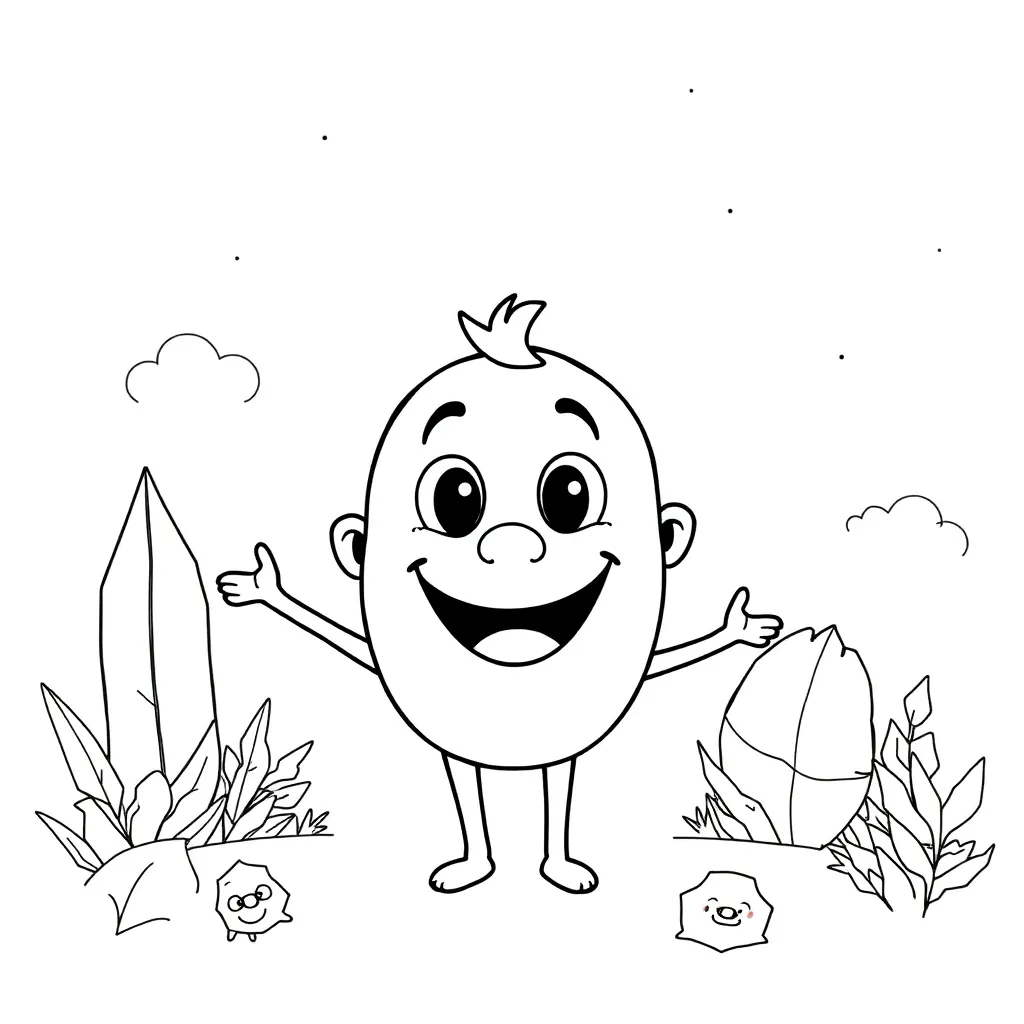 Blippi coloring page
