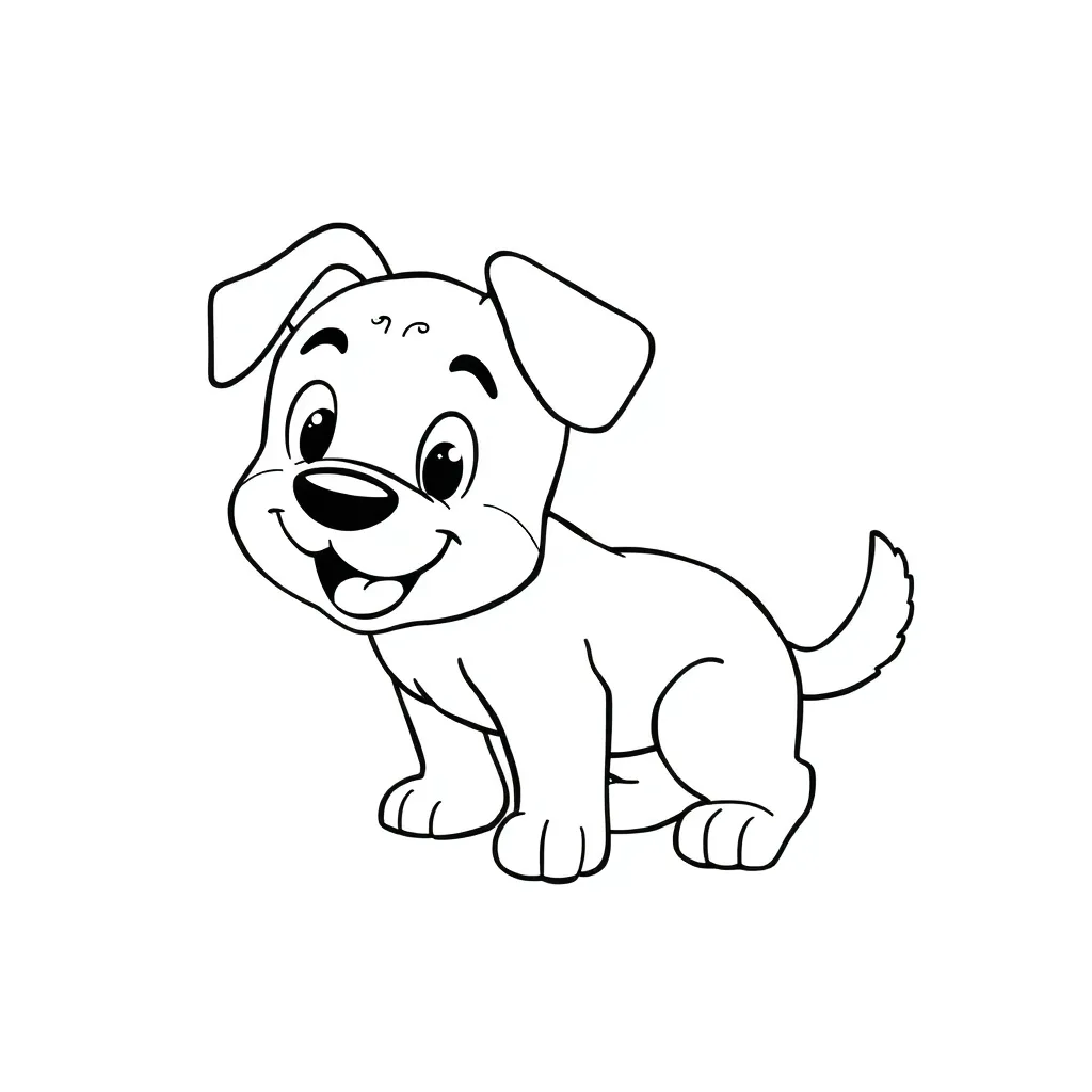 Bluey coloring page