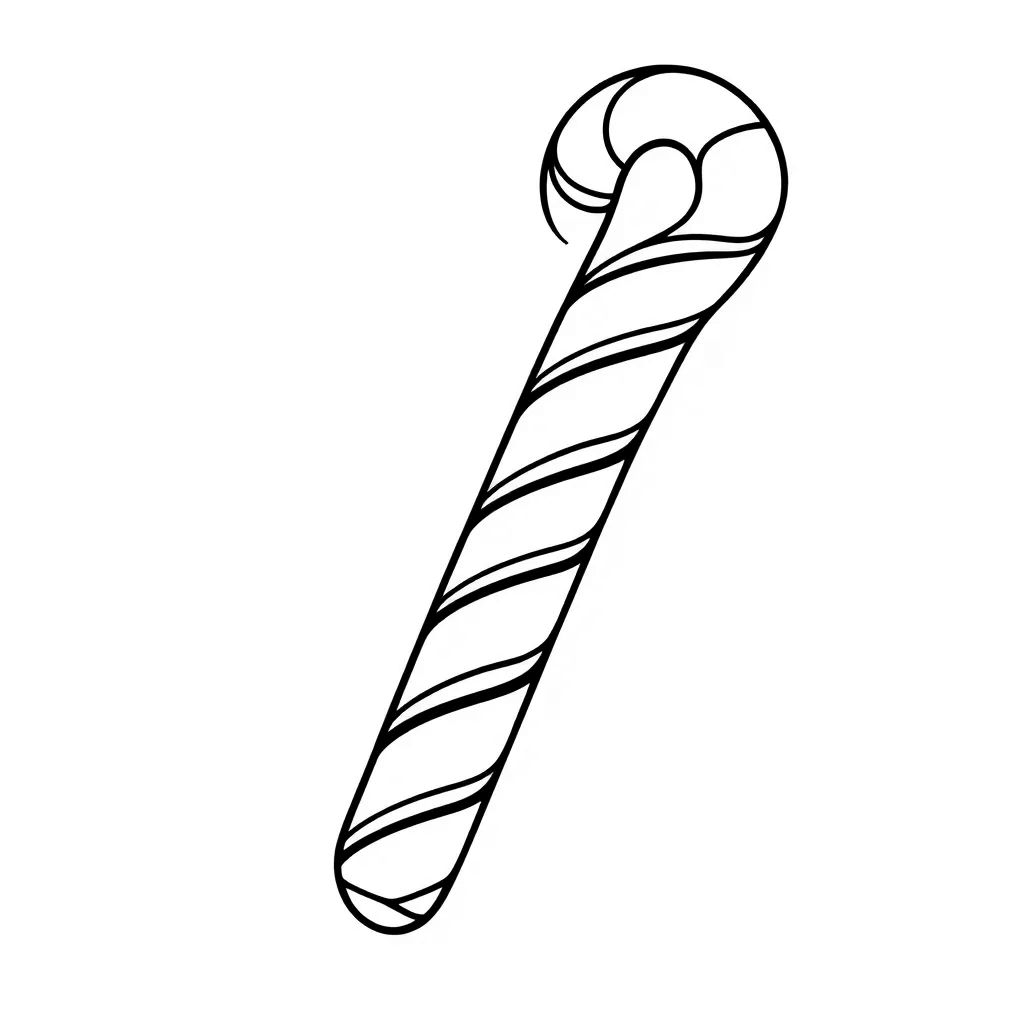 Candy Cane coloring page