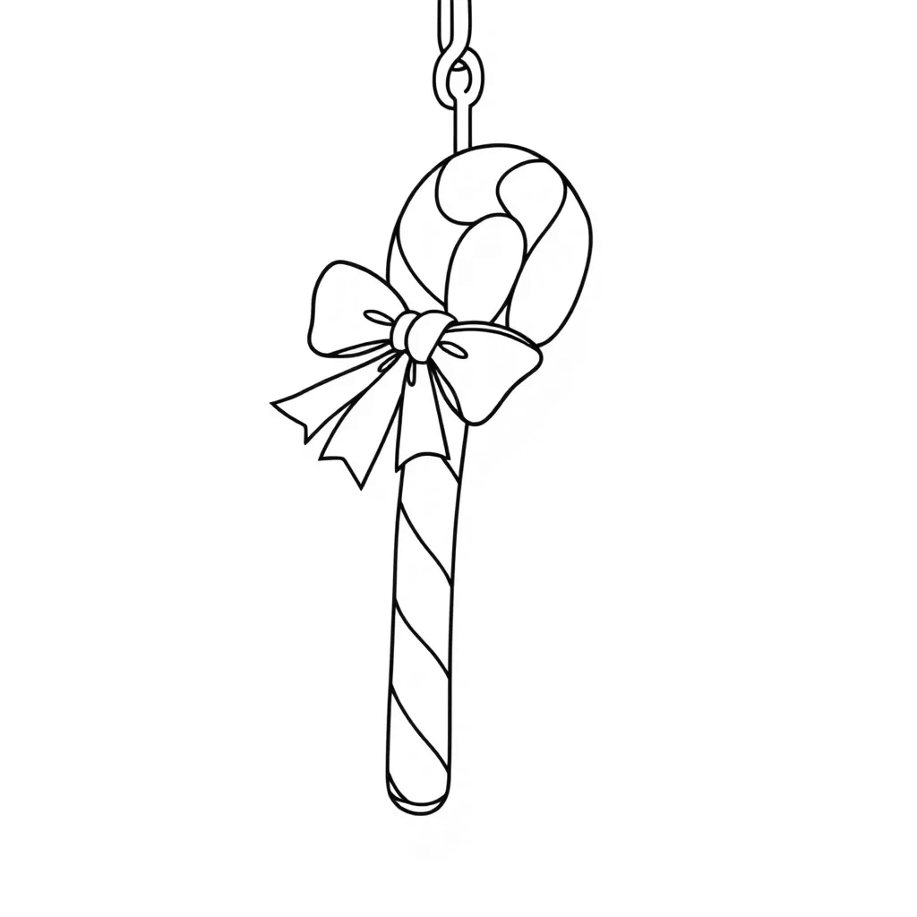 Candy Cane coloring page