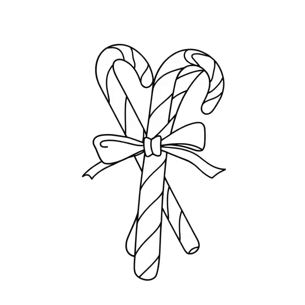 Candy Cane coloring page