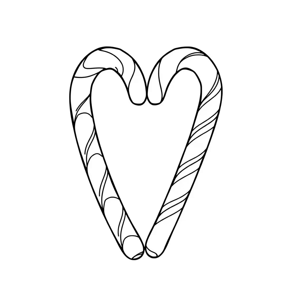 Candy Cane coloring page