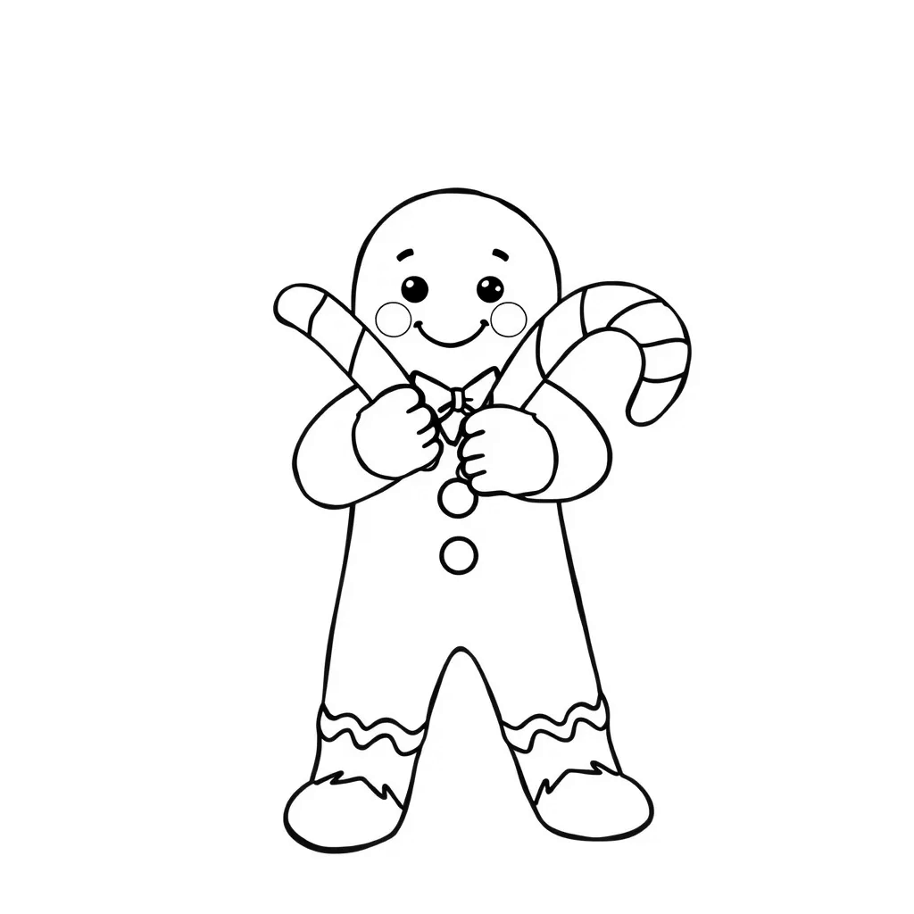 Candy Cane coloring page