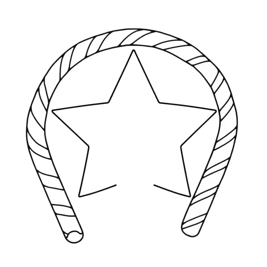 Candy Cane coloring page