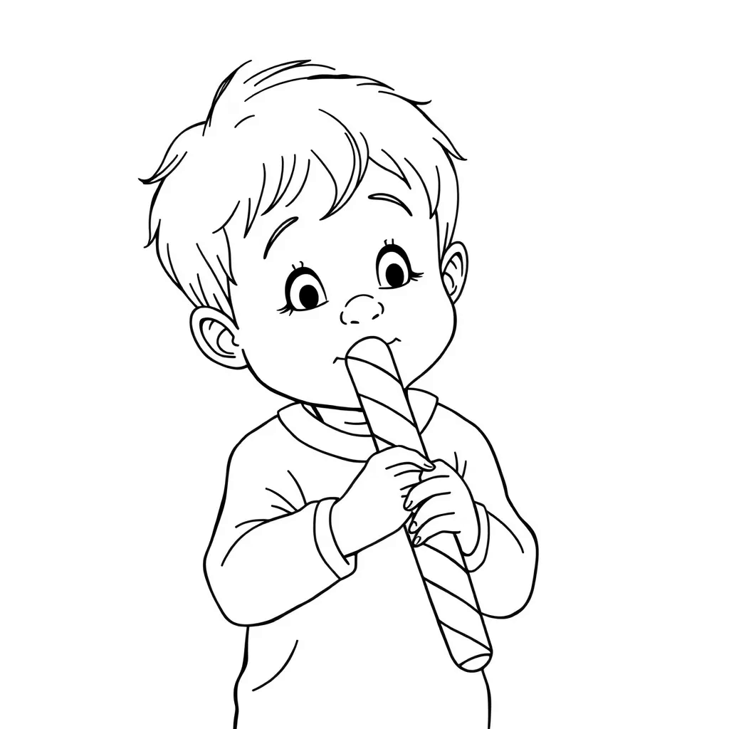 Candy Cane coloring page