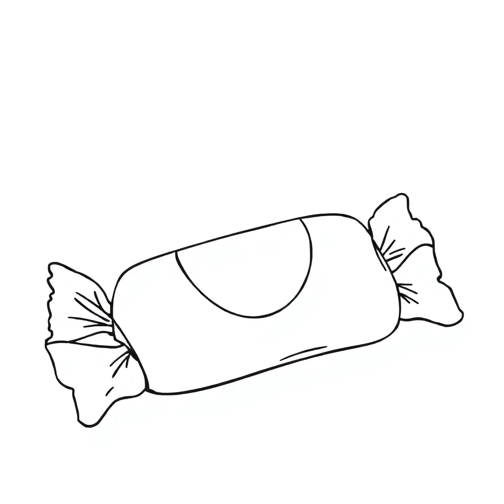 Candy coloring page