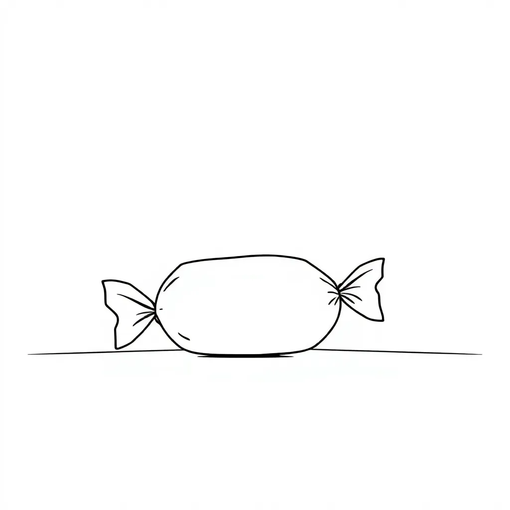 Candy coloring page