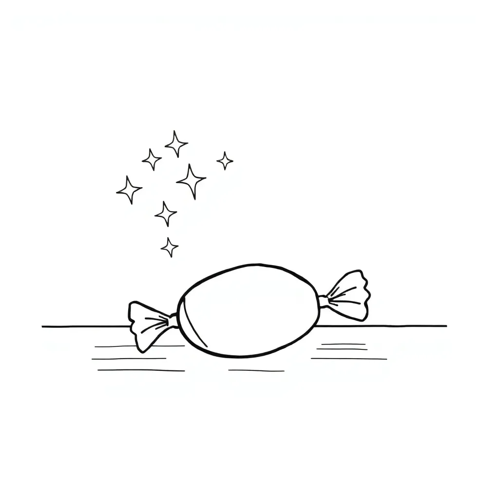 Candy coloring page