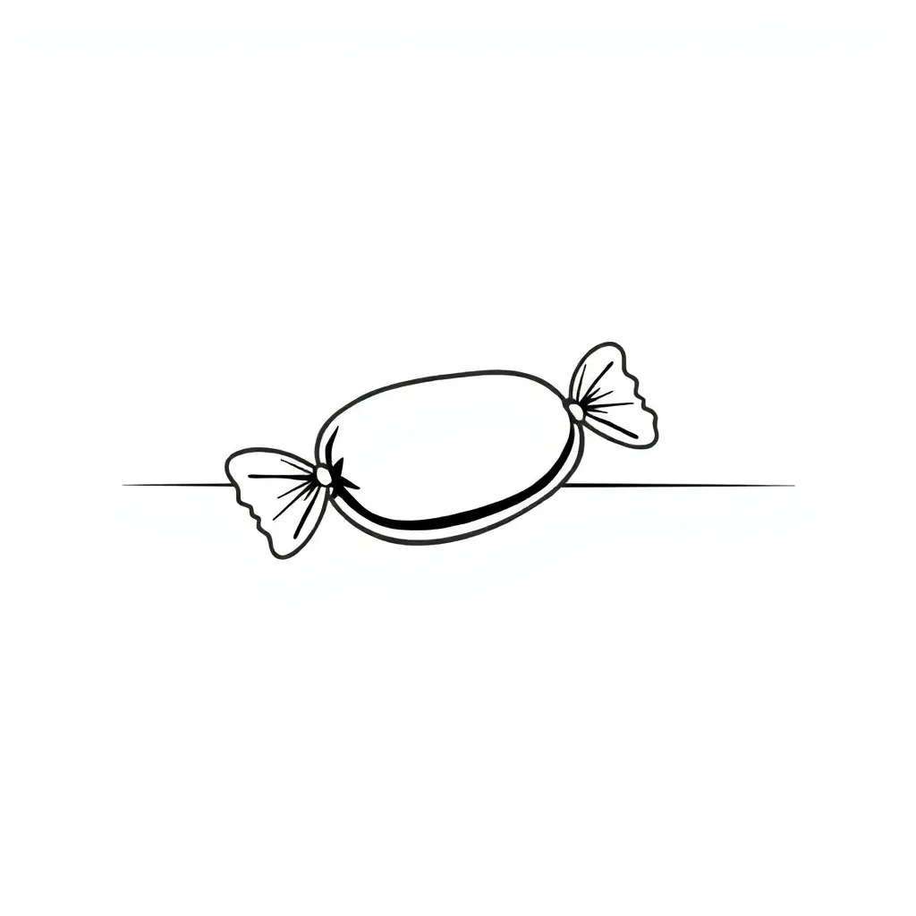 Candy coloring page
