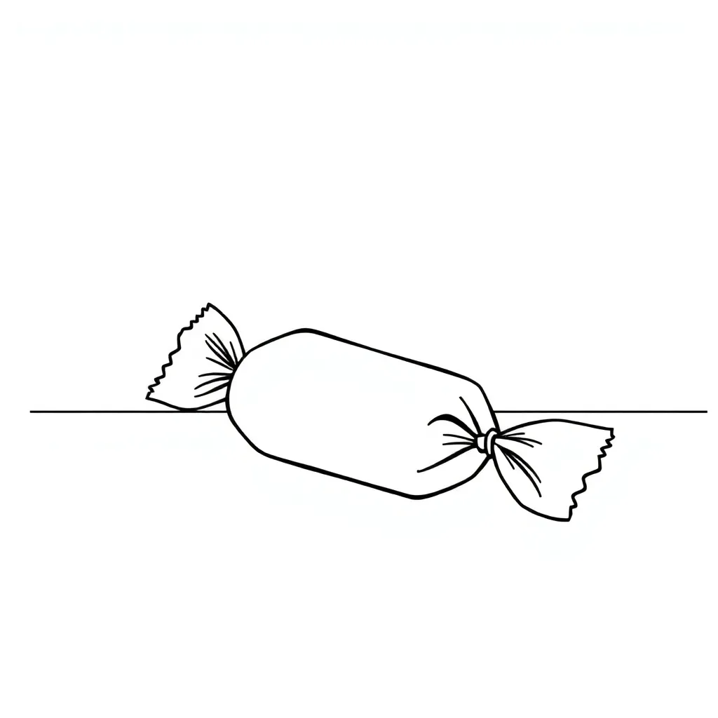Candy coloring page