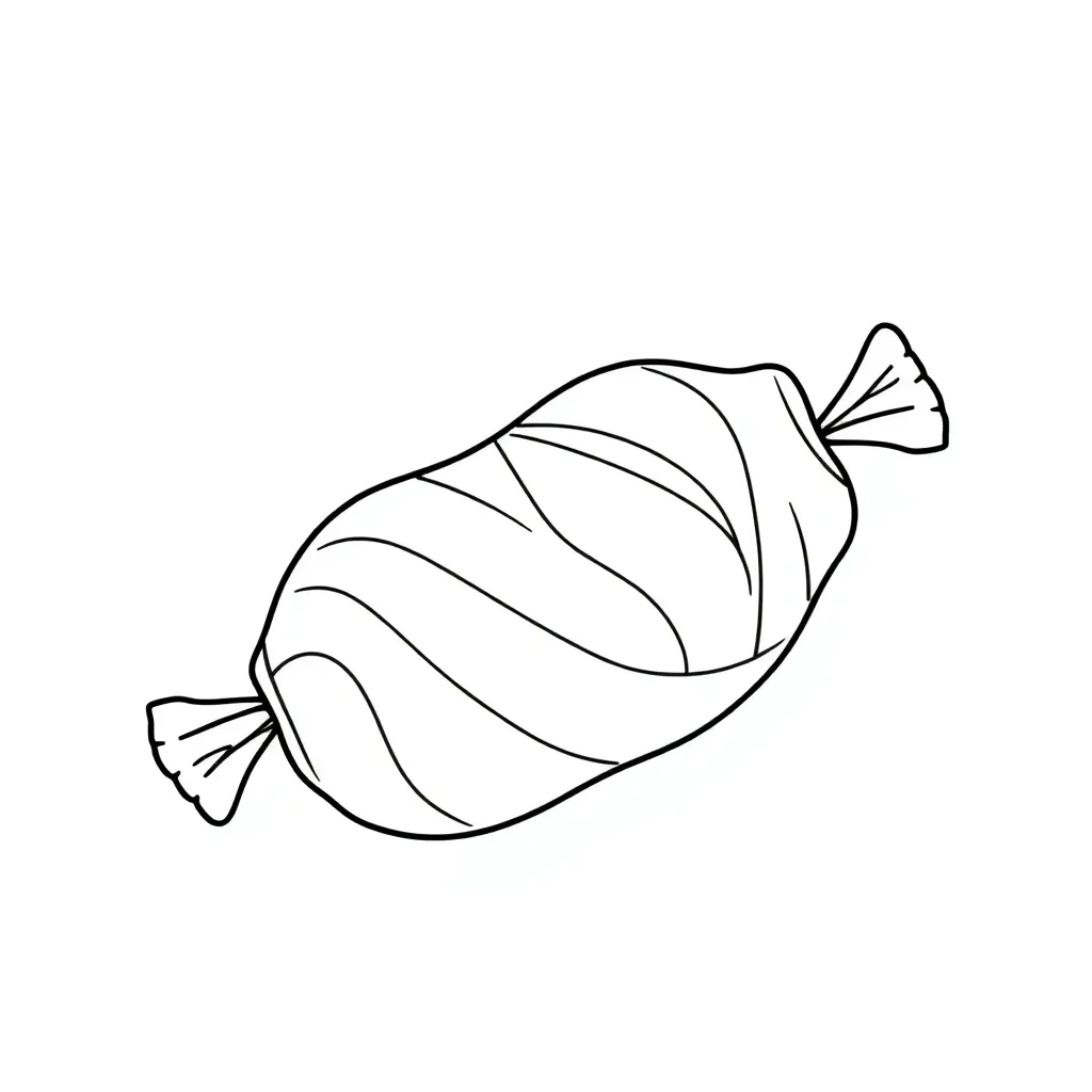 Candy coloring page