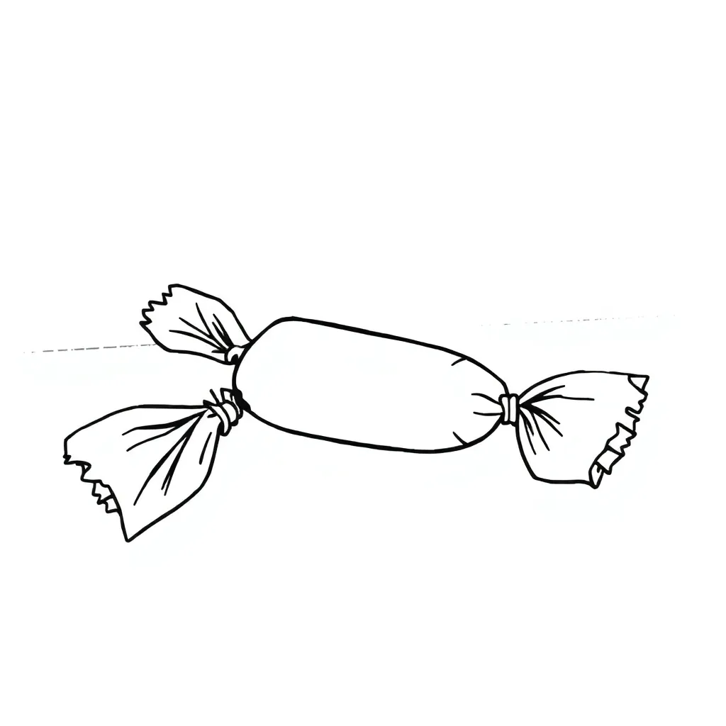 Candy coloring page