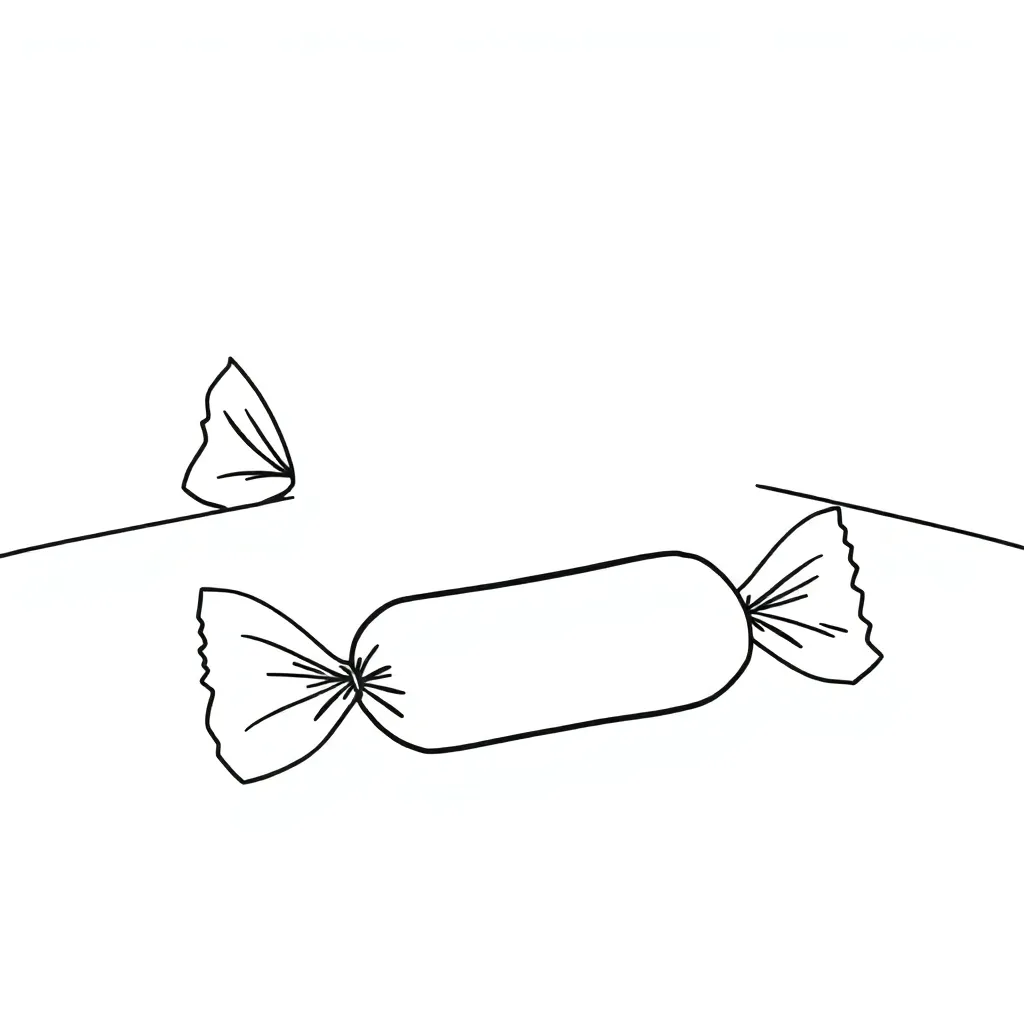 Candy coloring page