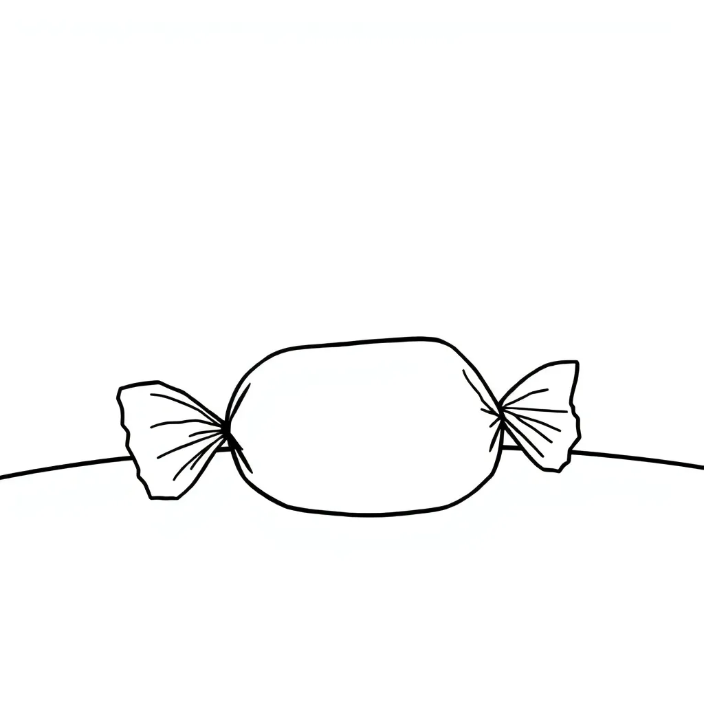 Candy coloring page
