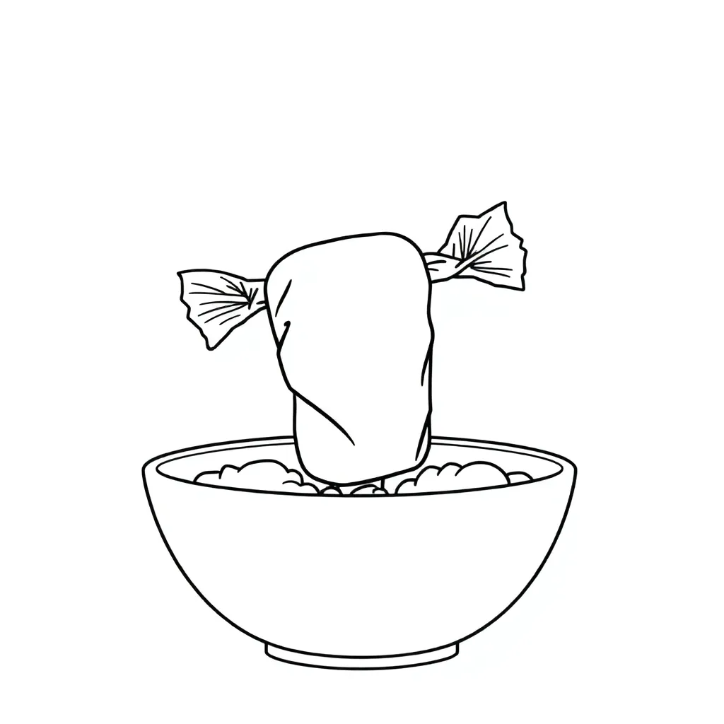Candy coloring page
