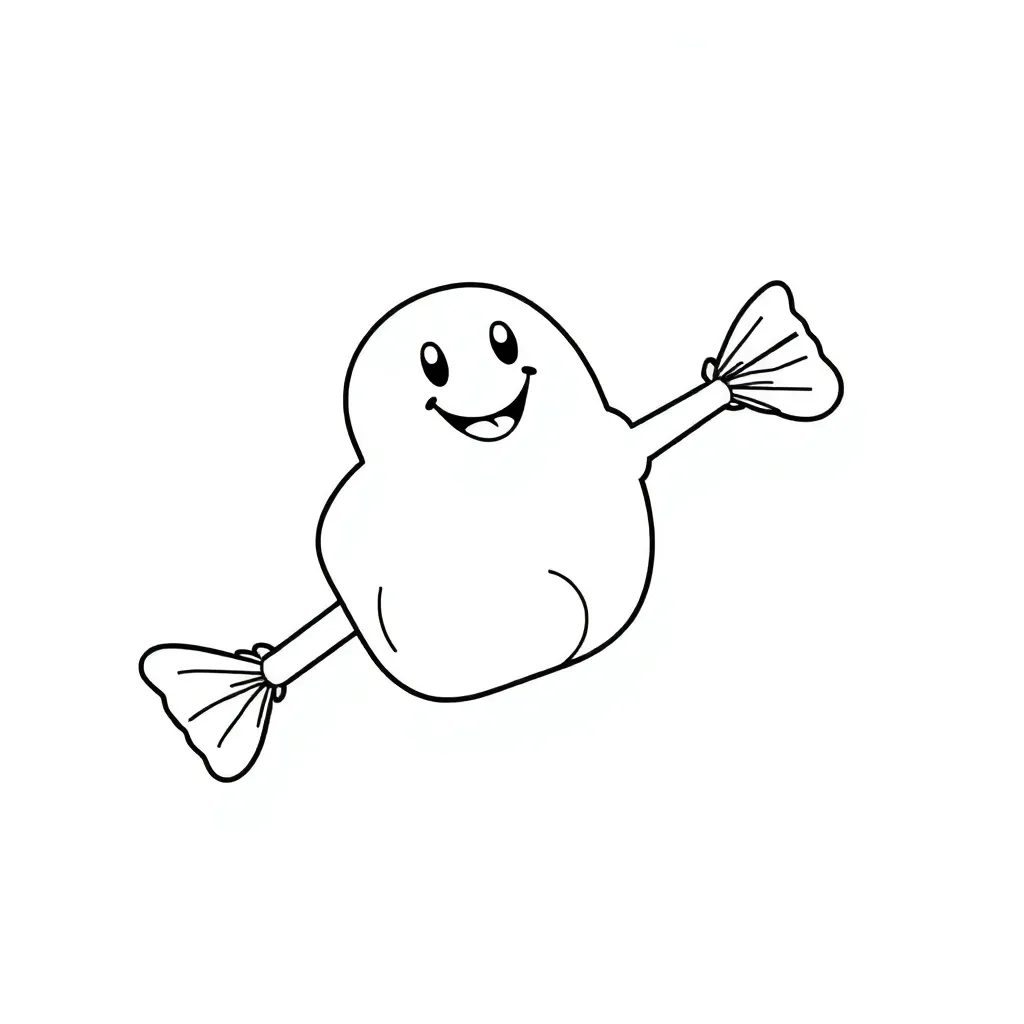 Candy coloring page