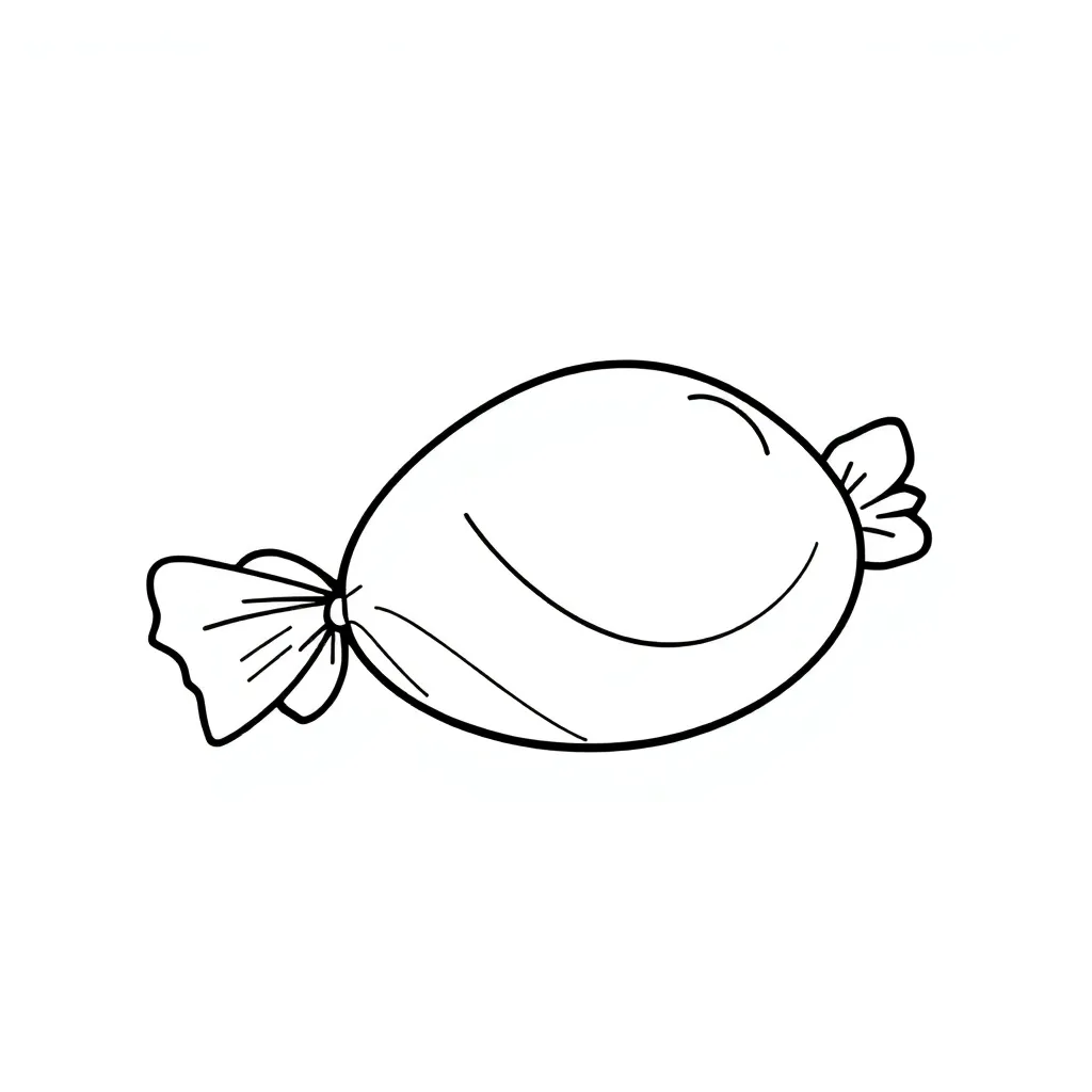Candy coloring page