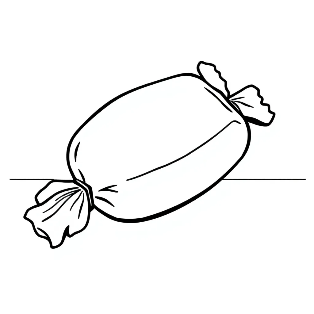 Candy coloring page