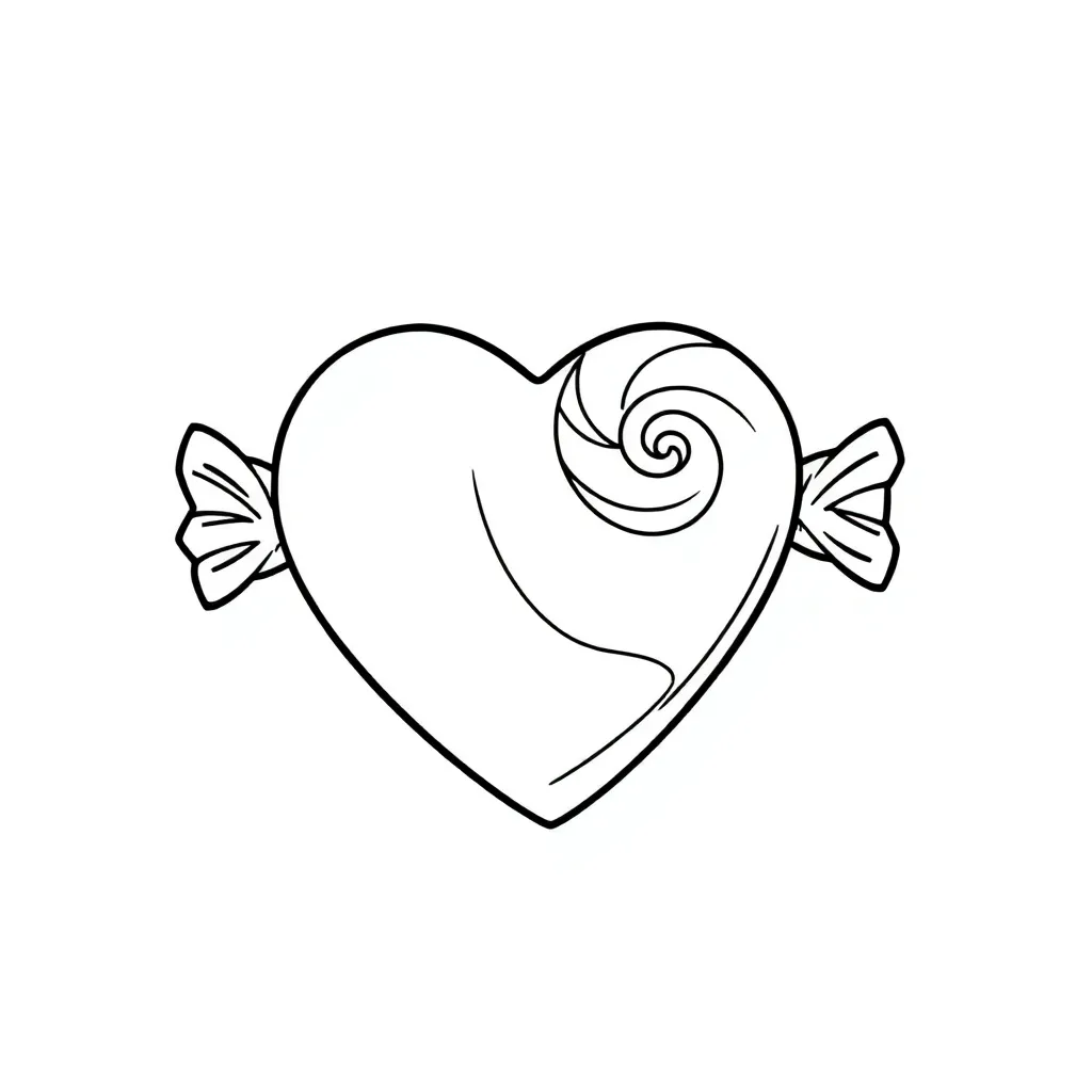Candy coloring page