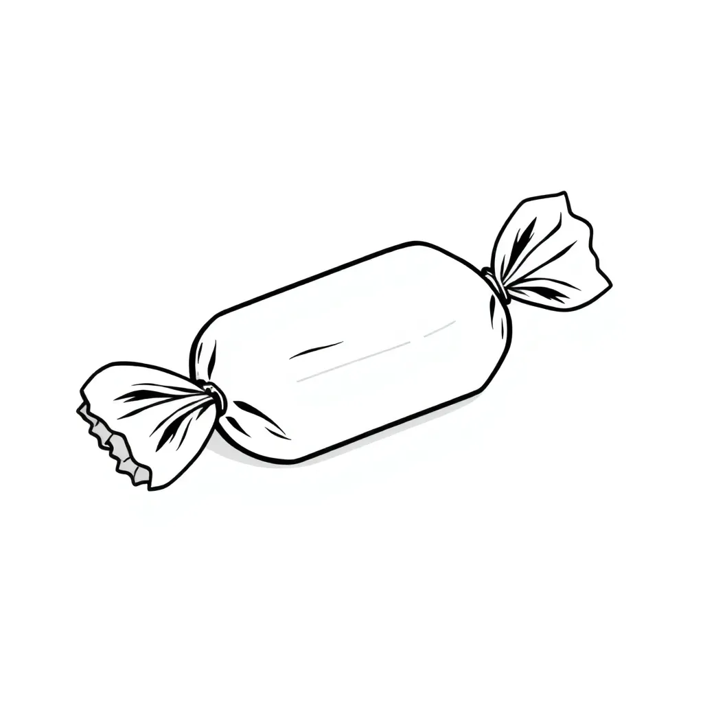 Candy coloring page