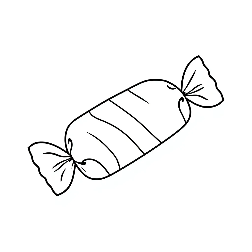 Candy coloring page