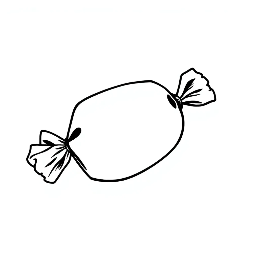 Candy coloring page