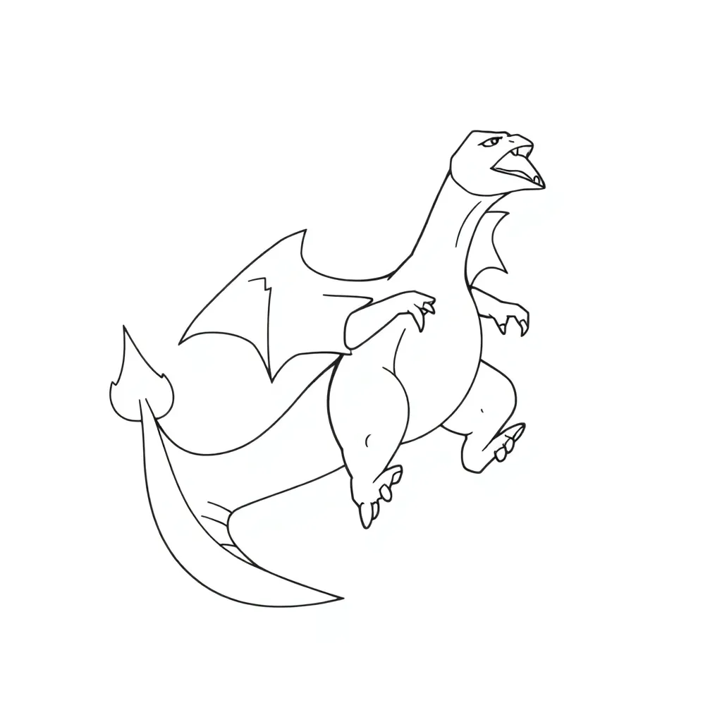 Charizard coloring page