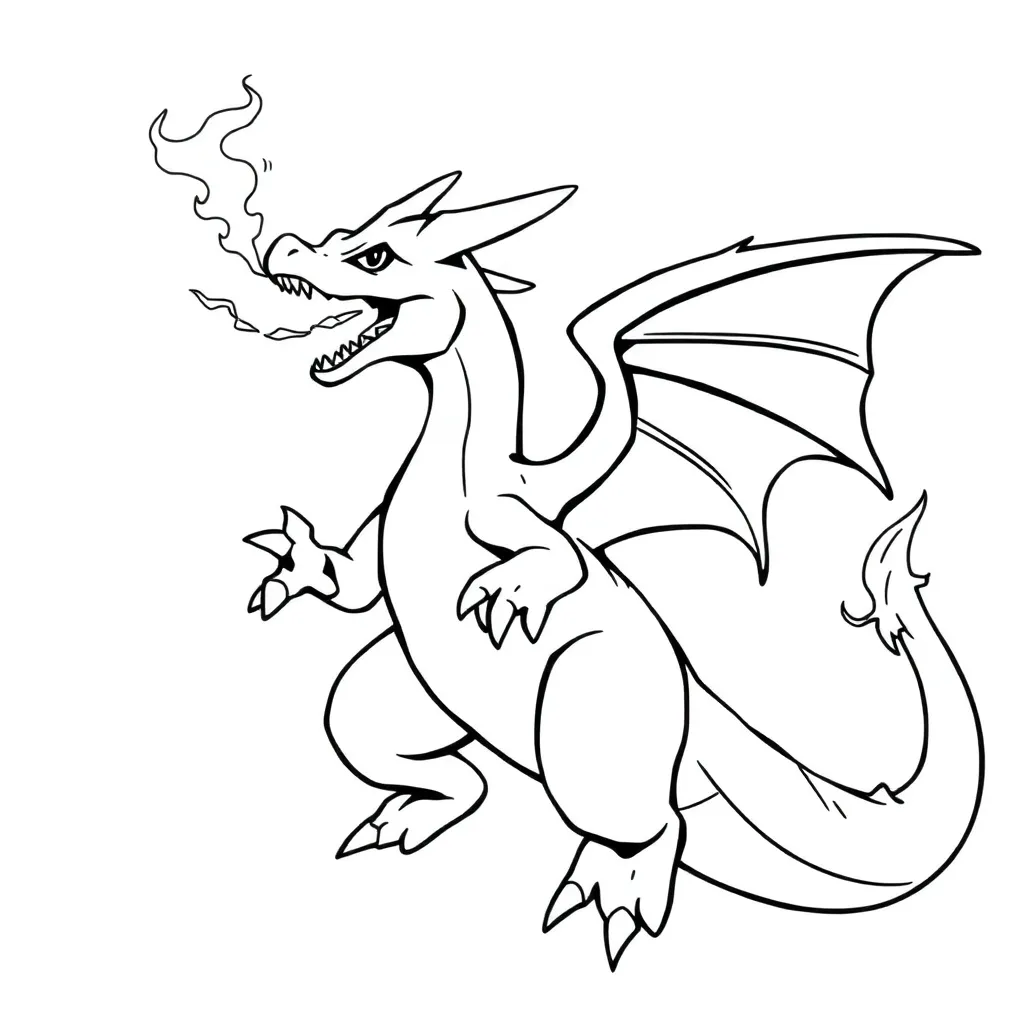 Charizard coloring page