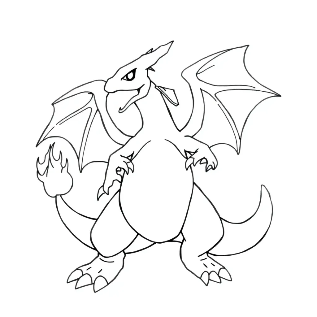 Charizard coloring page