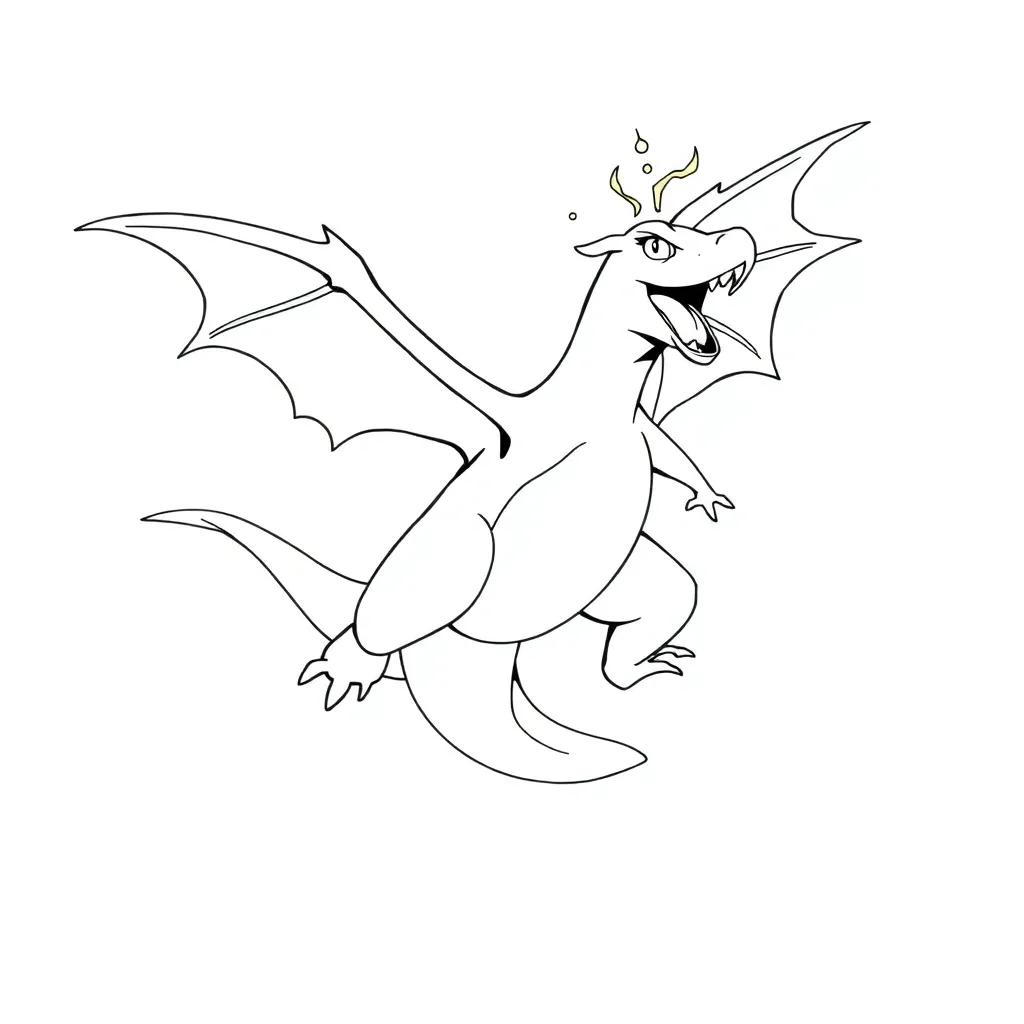 Charizard coloring page
