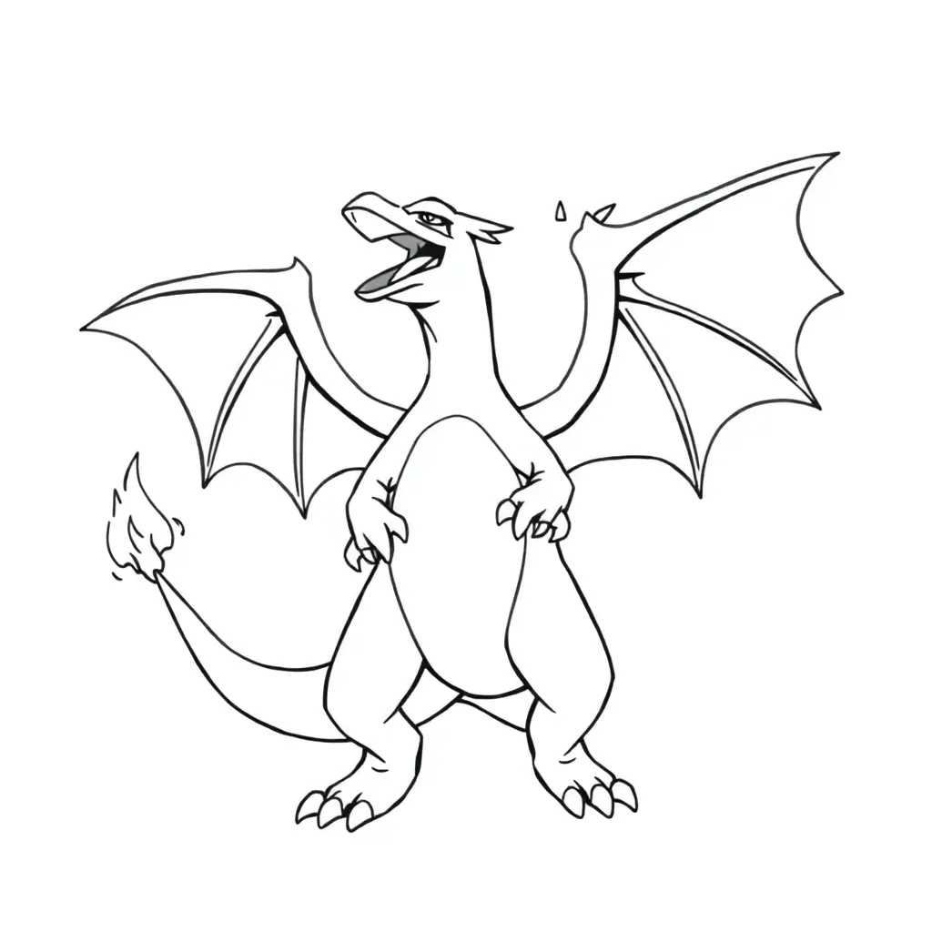 Charizard coloring page