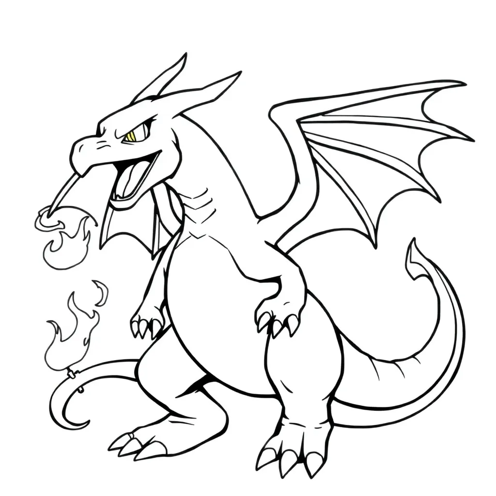 Charizard coloring page