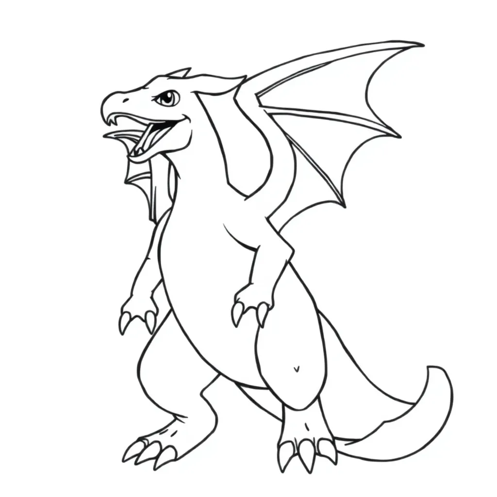 Charizard coloring page