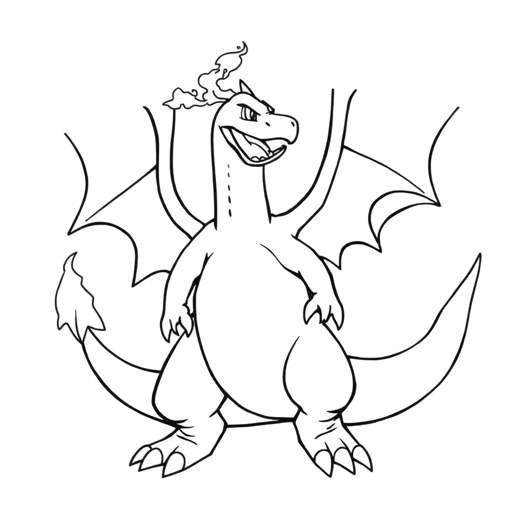 Charizard coloring page