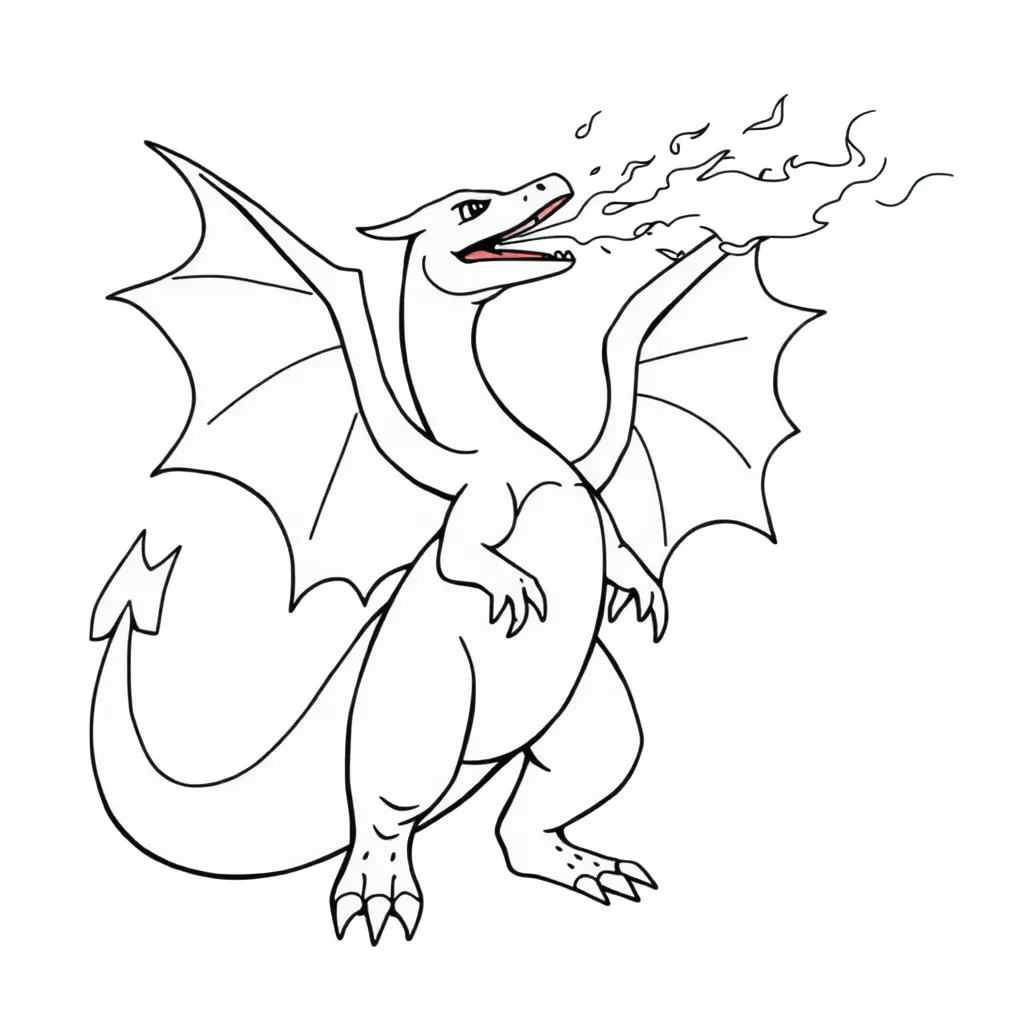 Charizard coloring page