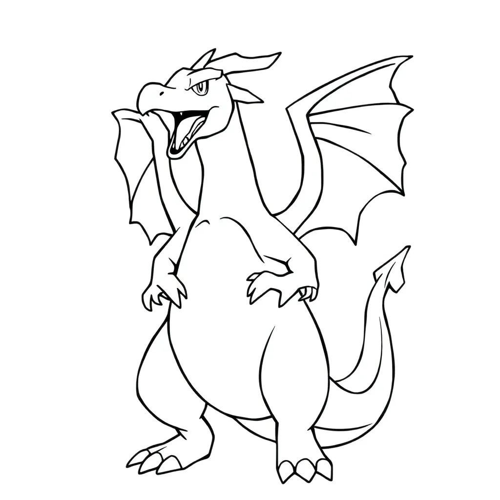 Charizard coloring page