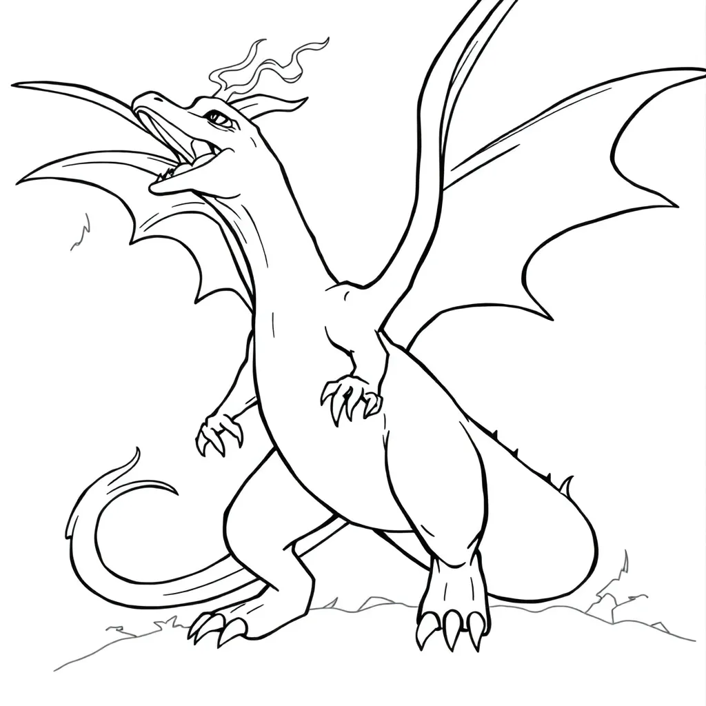 Charizard coloring page