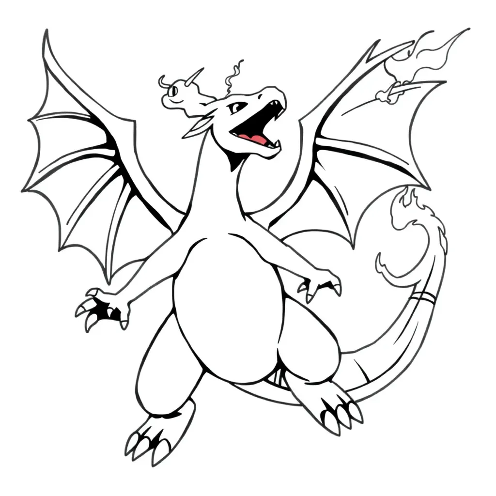 Charizard coloring page