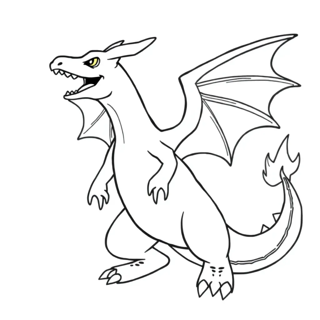 Charizard coloring page