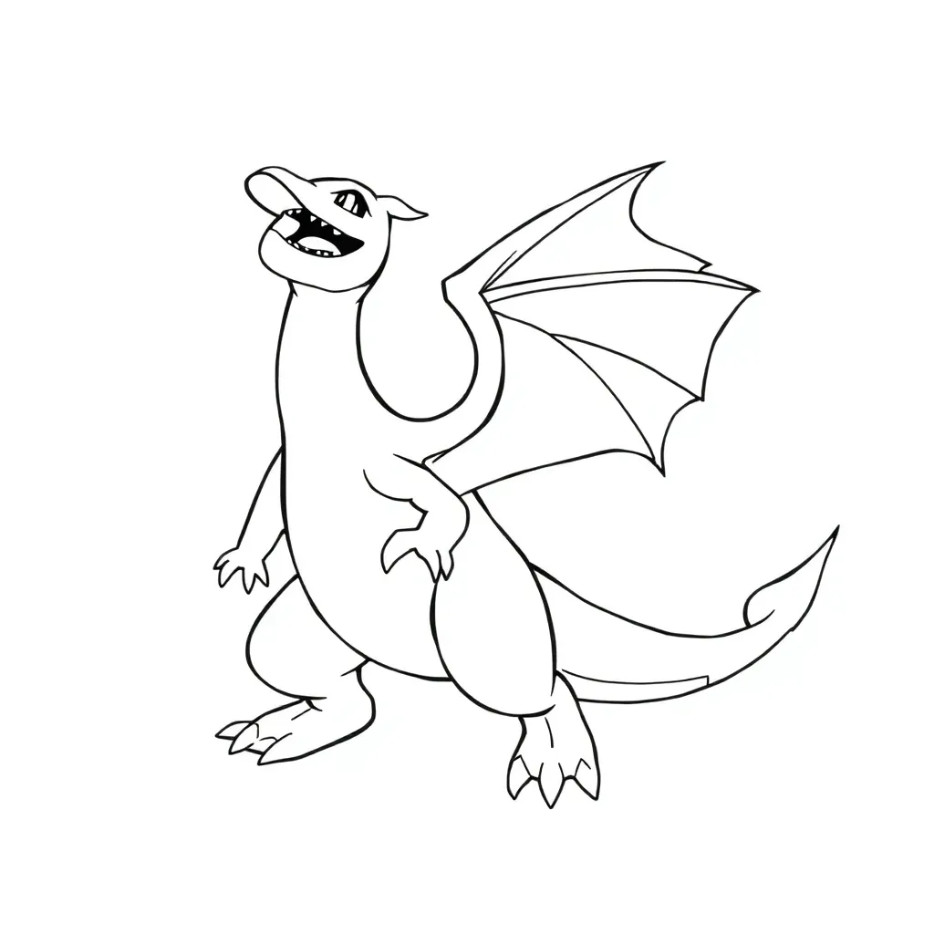 Charizard coloring page