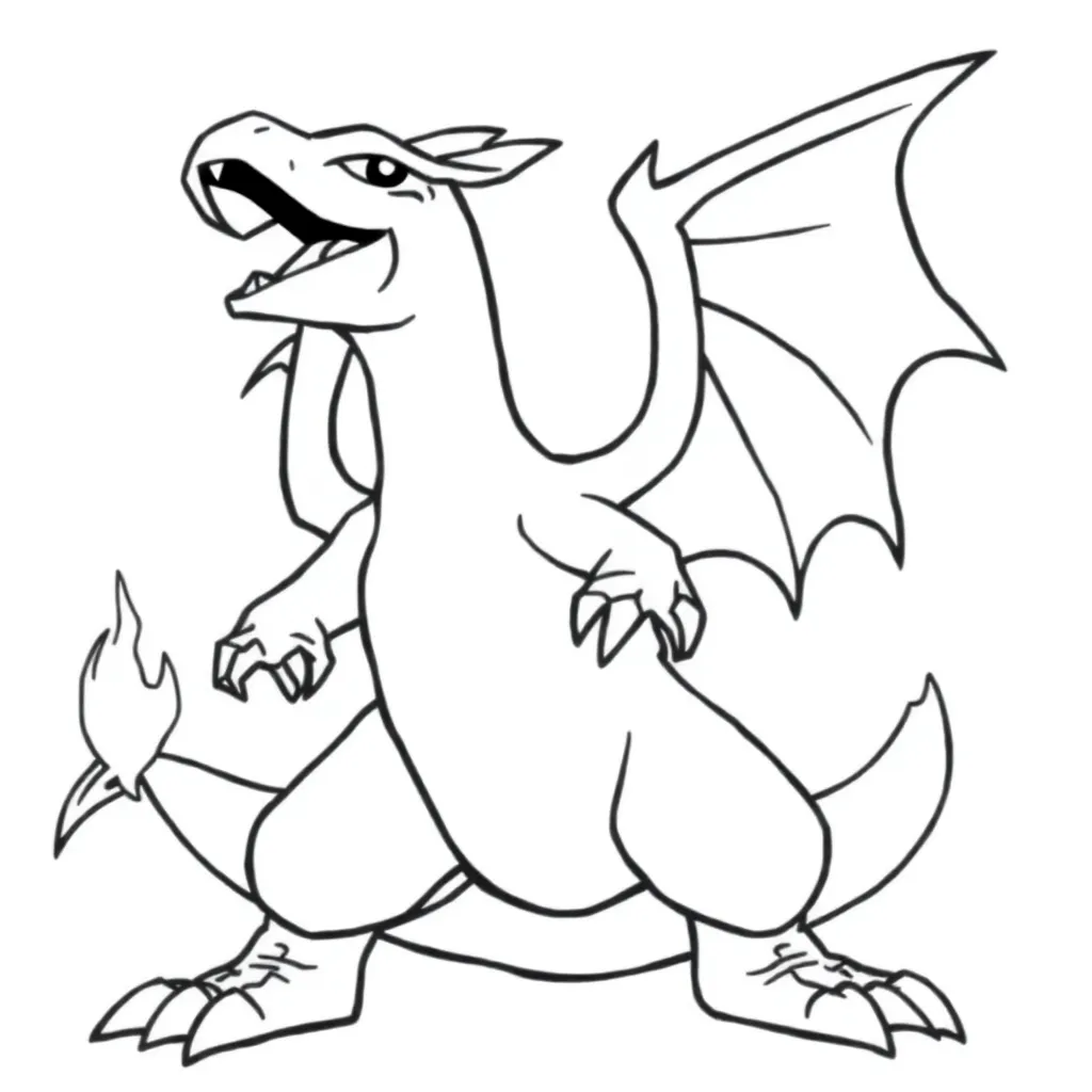 Charizard coloring page