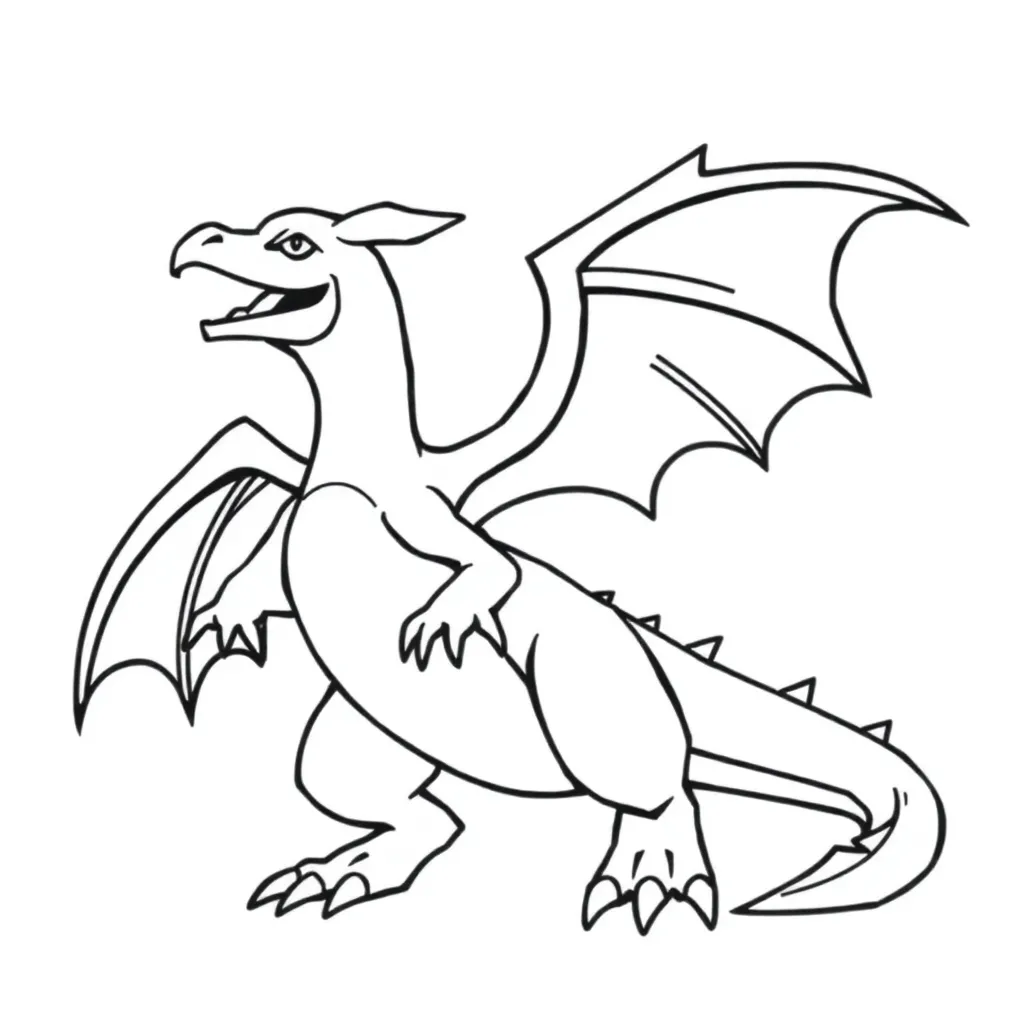 Charizard coloring page