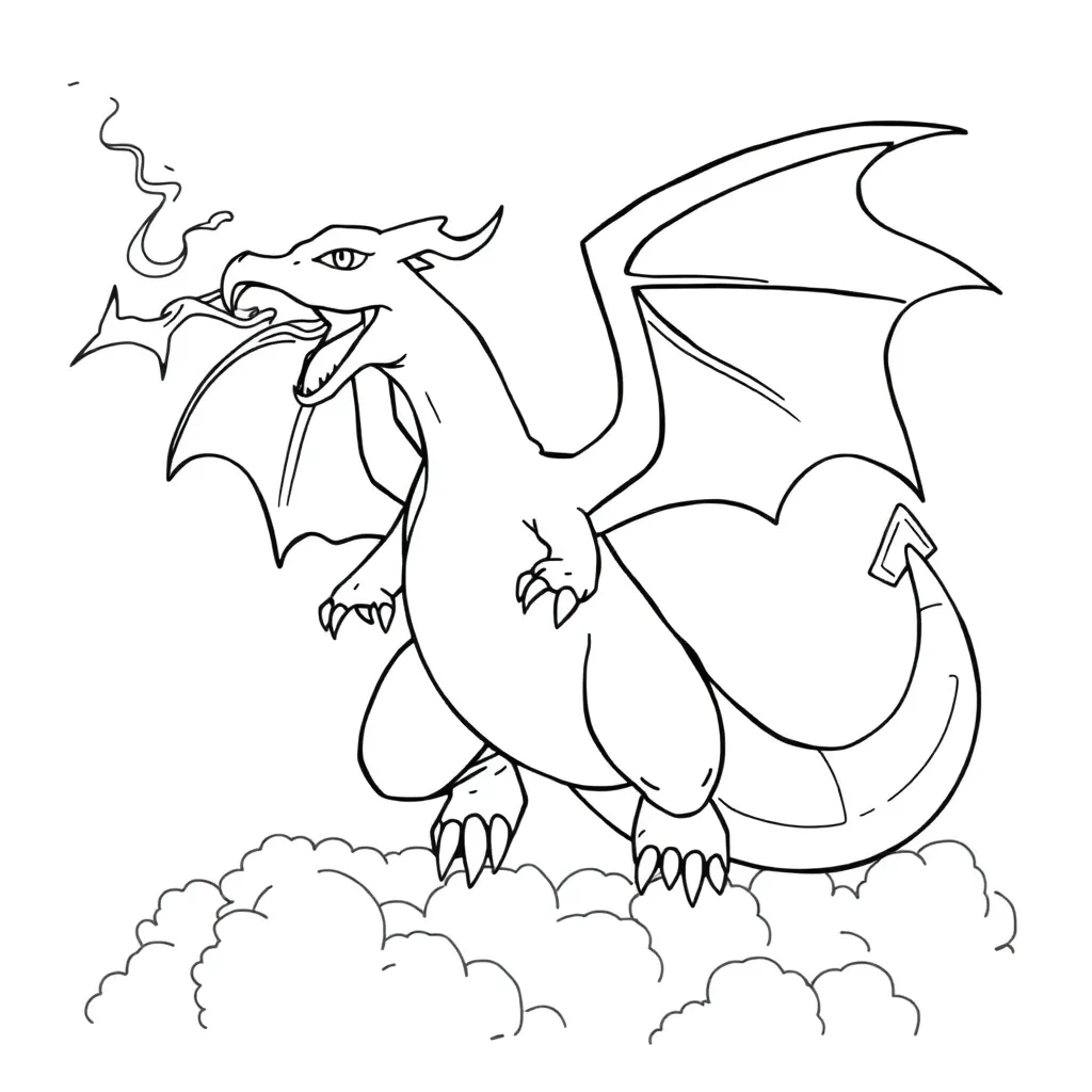 Charizard coloring page