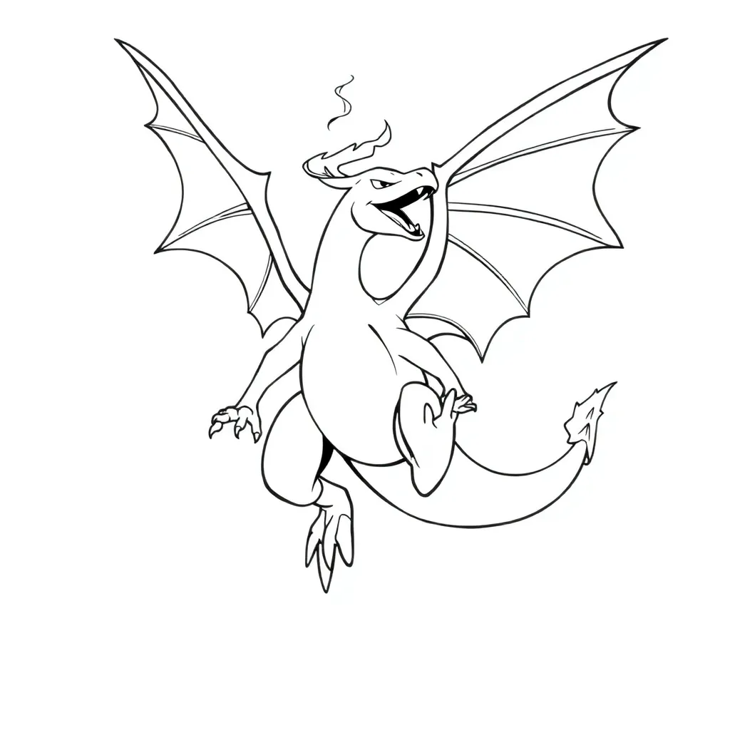 Charizard coloring page