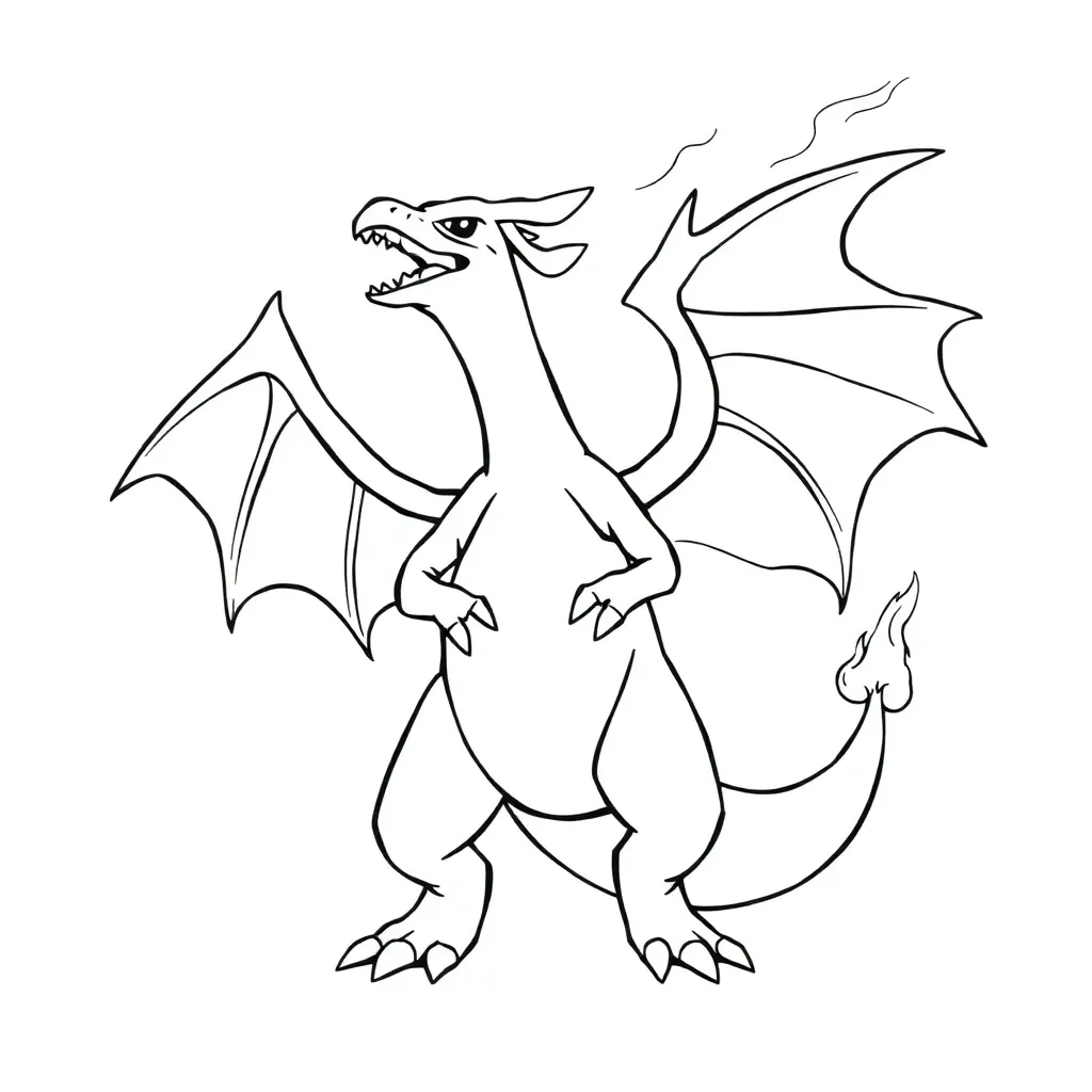 Charizard coloring page