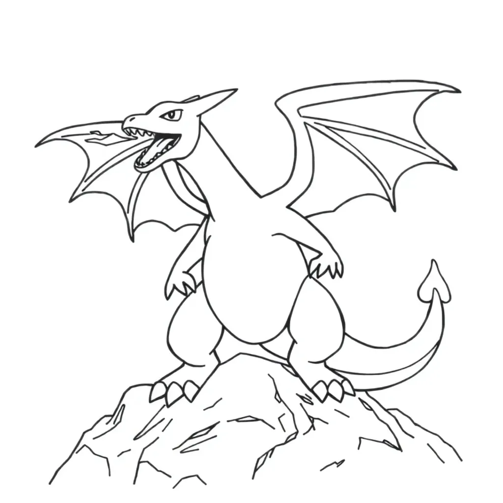 Charizard coloring page