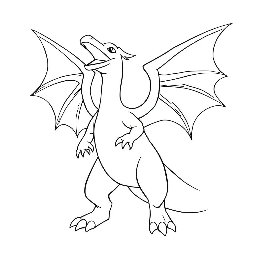 Charizard coloring page