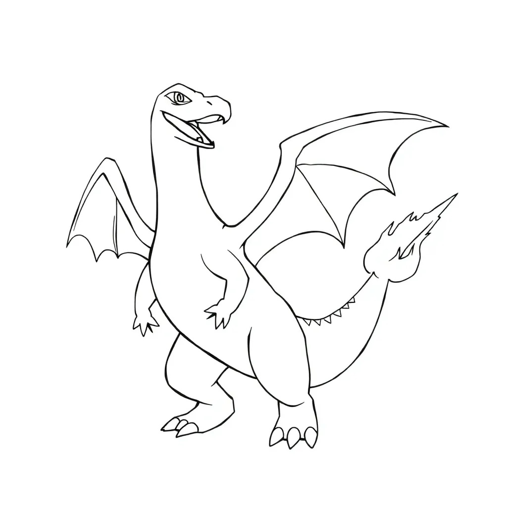 Charizard coloring page